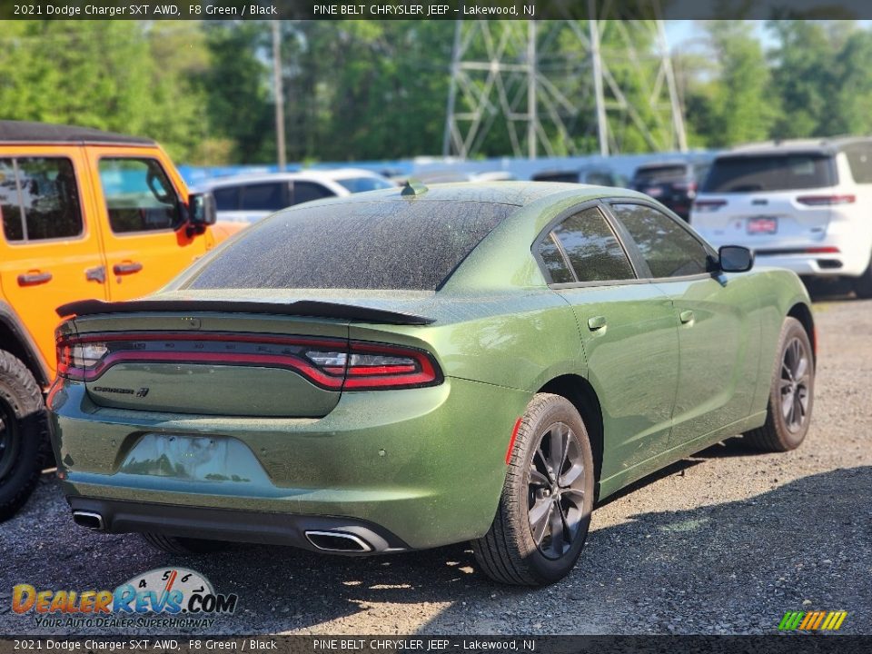 2021 Dodge Charger SXT AWD F8 Green / Black Photo #4