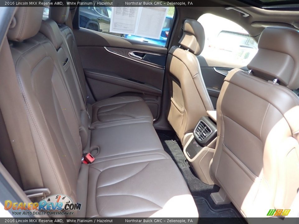 Rear Seat of 2016 Lincoln MKX Reserve AWD Photo #16