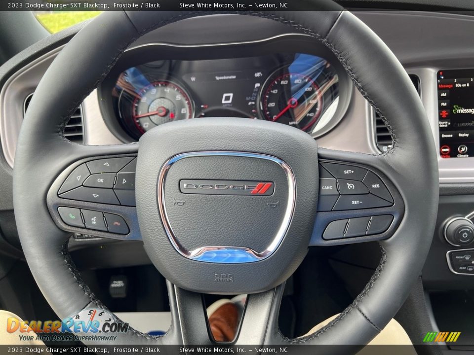 2023 Dodge Charger SXT Blacktop Frostbite / Black Photo #19