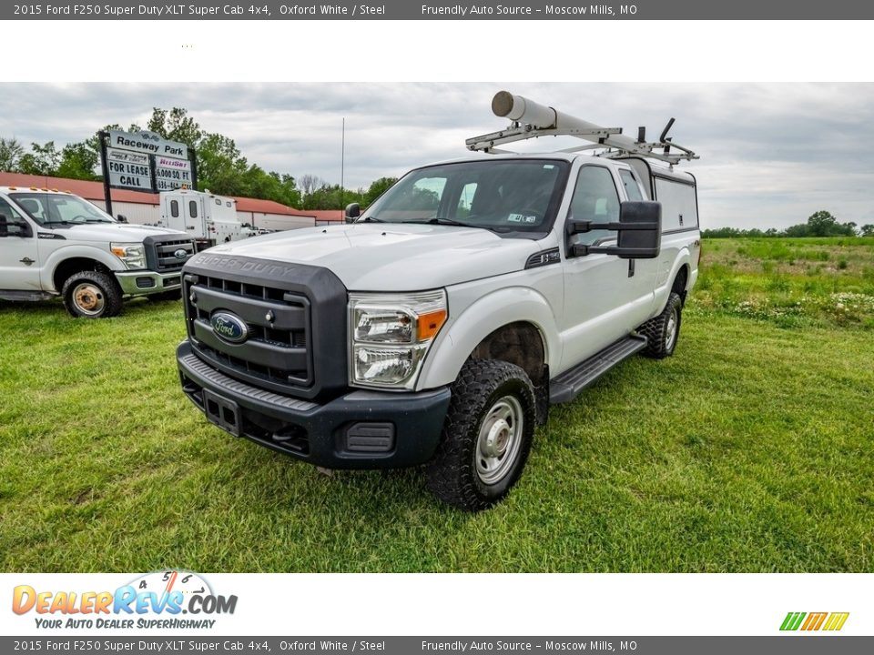 2015 Ford F250 Super Duty XLT Super Cab 4x4 Oxford White / Steel Photo #8