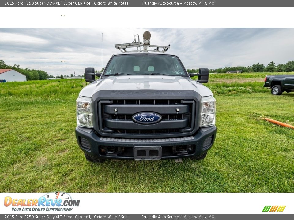 2015 Ford F250 Super Duty XLT Super Cab 4x4 Oxford White / Steel Photo #9