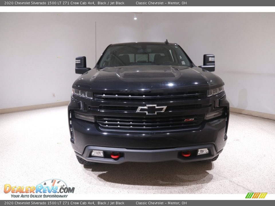 2020 Chevrolet Silverado 1500 LT Z71 Crew Cab 4x4 Black / Jet Black Photo #2