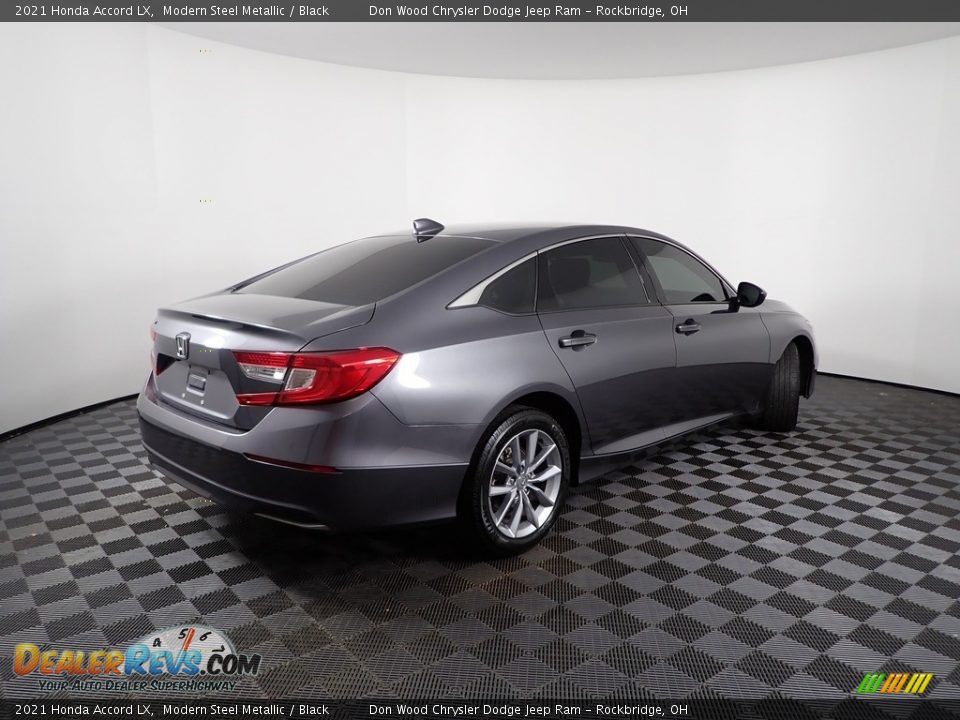 2021 Honda Accord LX Modern Steel Metallic / Black Photo #10