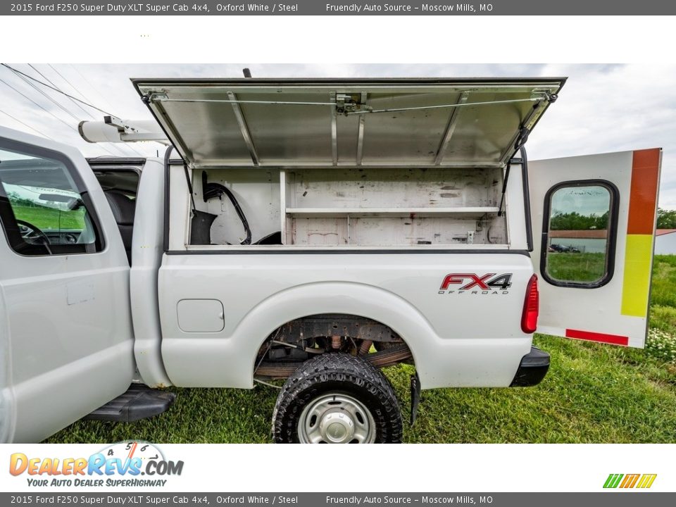 2015 Ford F250 Super Duty XLT Super Cab 4x4 Oxford White / Steel Photo #20