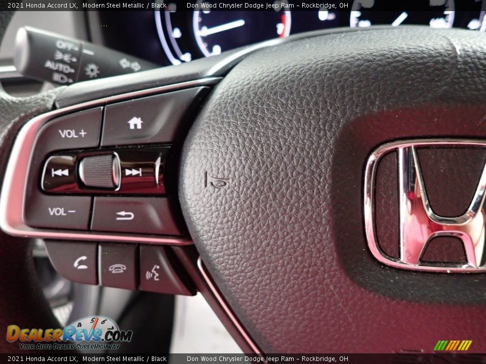 2021 Honda Accord LX Modern Steel Metallic / Black Photo #15