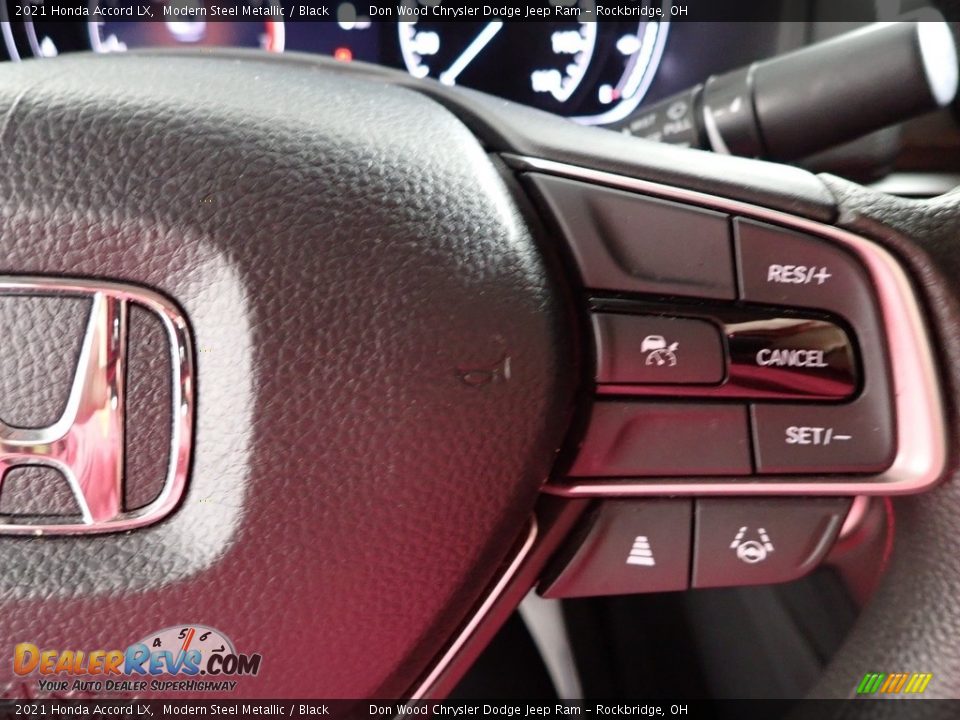 2021 Honda Accord LX Modern Steel Metallic / Black Photo #16