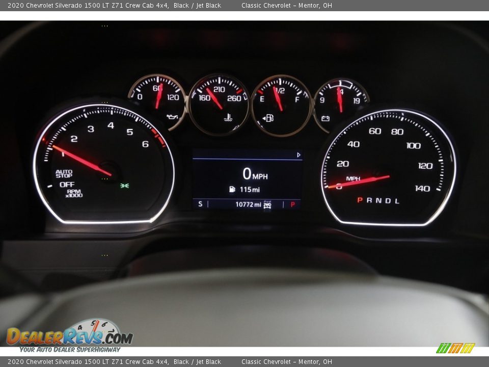 2020 Chevrolet Silverado 1500 LT Z71 Crew Cab 4x4 Gauges Photo #9