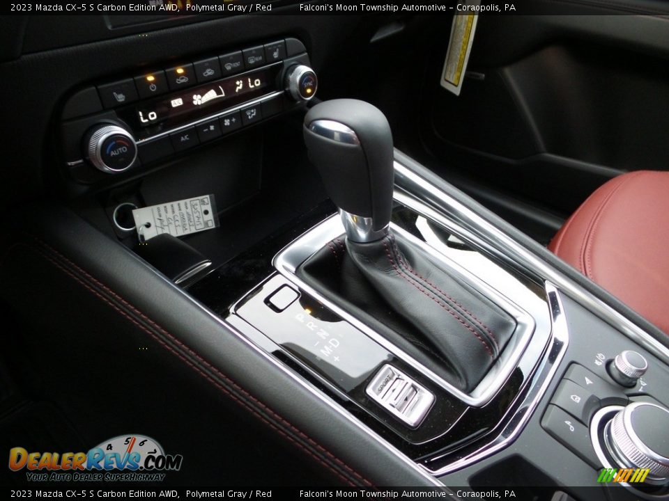 2023 Mazda CX-5 S Carbon Edition AWD Polymetal Gray / Red Photo #16