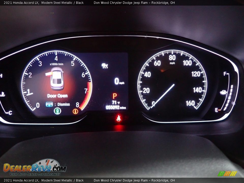2021 Honda Accord LX Modern Steel Metallic / Black Photo #17