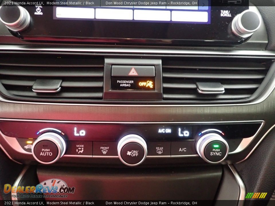 2021 Honda Accord LX Modern Steel Metallic / Black Photo #18