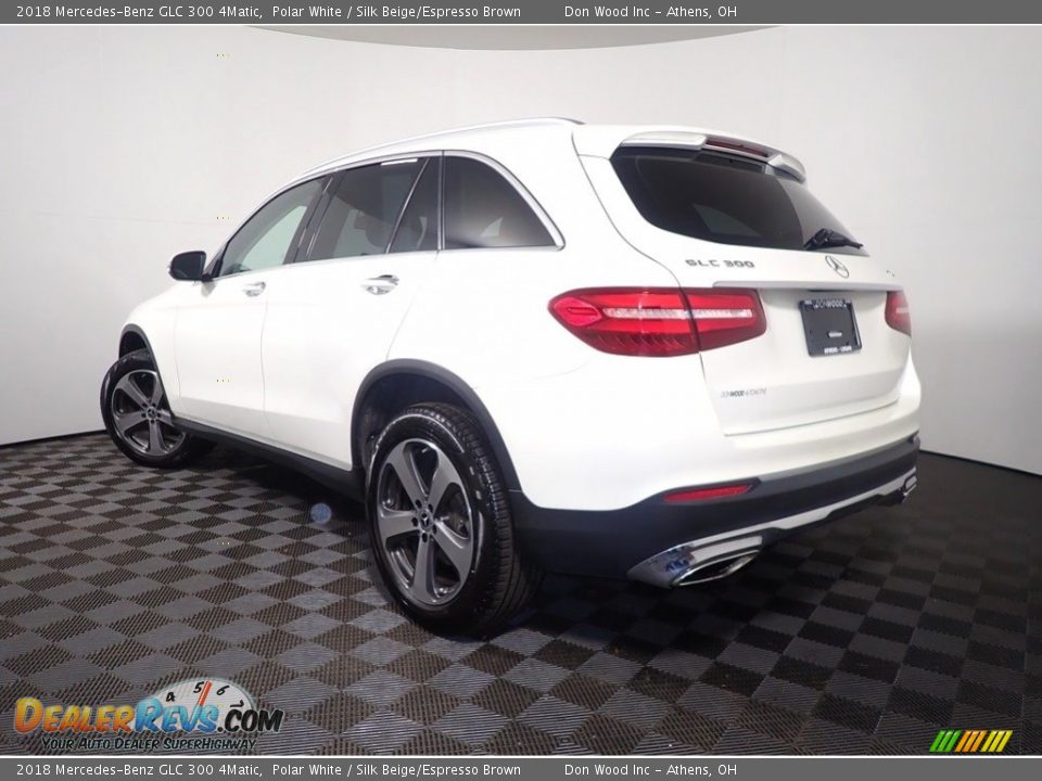 2018 Mercedes-Benz GLC 300 4Matic Polar White / Silk Beige/Espresso Brown Photo #11