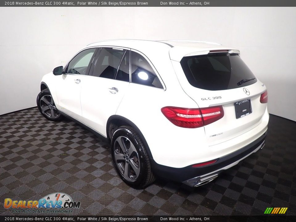 2018 Mercedes-Benz GLC 300 4Matic Polar White / Silk Beige/Espresso Brown Photo #12