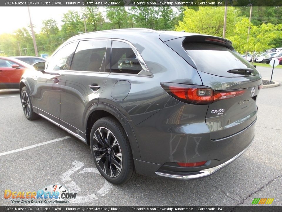 2024 Mazda CX-90 Turbo S AWD Platinum Quartz Metallic / Black Photo #5