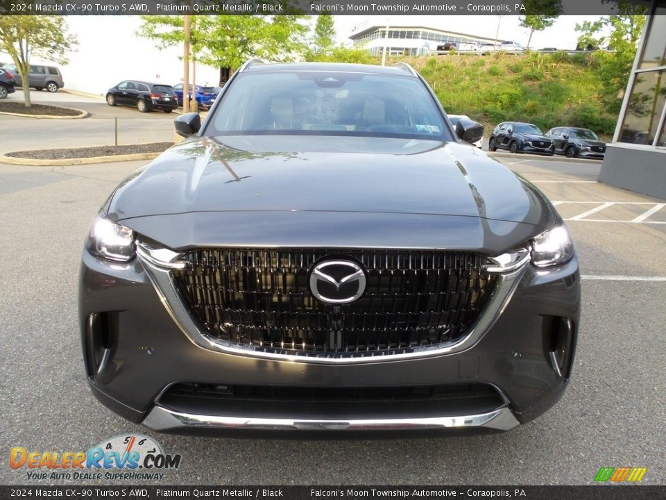 2024 Mazda CX-90 Turbo S AWD Platinum Quartz Metallic / Black Photo #8