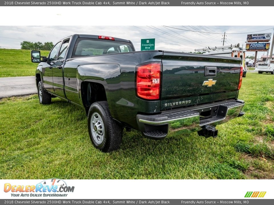 2018 Chevrolet Silverado 2500HD Work Truck Double Cab 4x4 Summit White / Dark Ash/Jet Black Photo #6