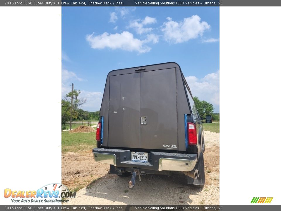 2016 Ford F350 Super Duty XLT Crew Cab 4x4 Shadow Black / Steel Photo #5