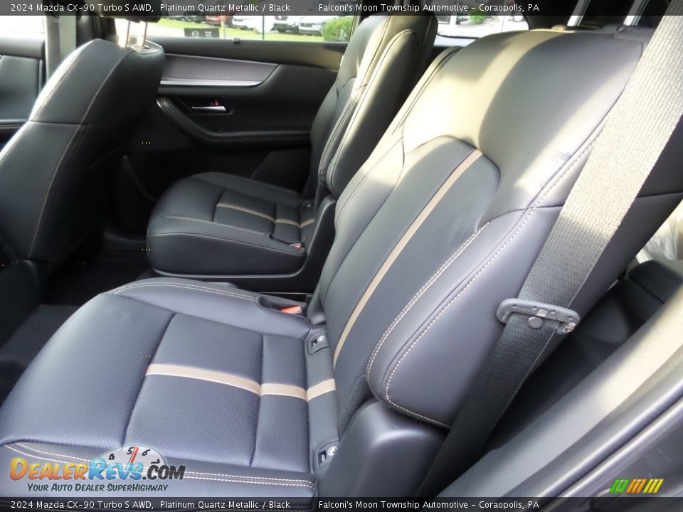 Rear Seat of 2024 Mazda CX-90 Turbo S AWD Photo #12