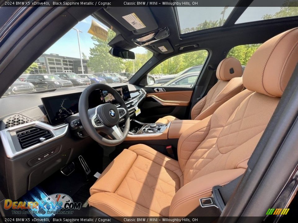Cognac Interior - 2024 BMW X5 xDrive40i Photo #6