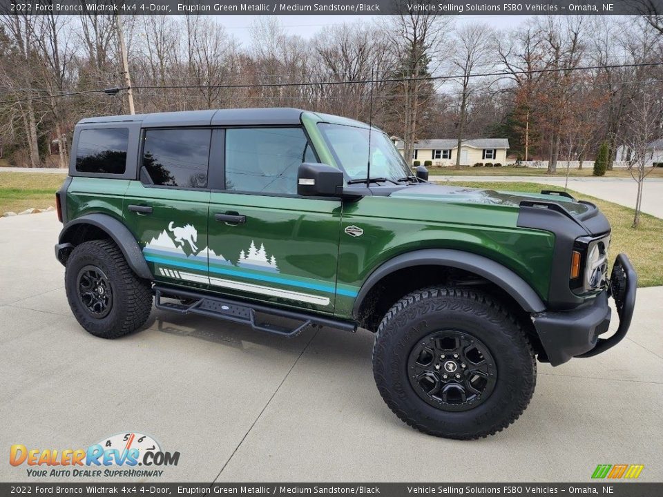 Eruption Green Metallic 2022 Ford Bronco Wildtrak 4x4 4-Door Photo #2