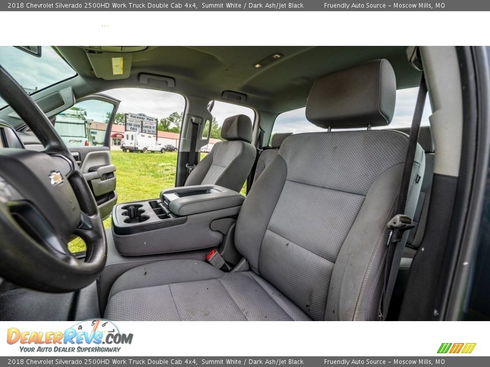 2018 Chevrolet Silverado 2500HD Work Truck Double Cab 4x4 Summit White / Dark Ash/Jet Black Photo #17