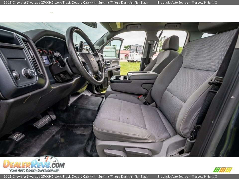 2018 Chevrolet Silverado 2500HD Work Truck Double Cab 4x4 Summit White / Dark Ash/Jet Black Photo #18