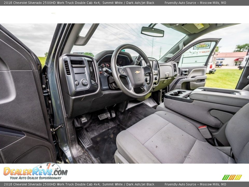 Front Seat of 2018 Chevrolet Silverado 2500HD Work Truck Double Cab 4x4 Photo #19