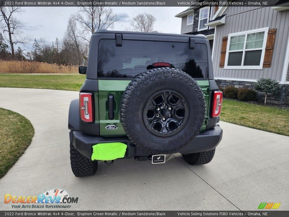 2022 Ford Bronco Wildtrak 4x4 4-Door Eruption Green Metallic / Medium Sandstone/Black Photo #4