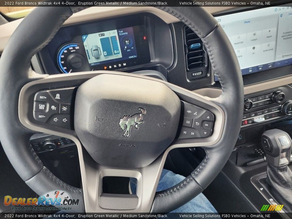 2022 Ford Bronco Wildtrak 4x4 4-Door Steering Wheel Photo #6