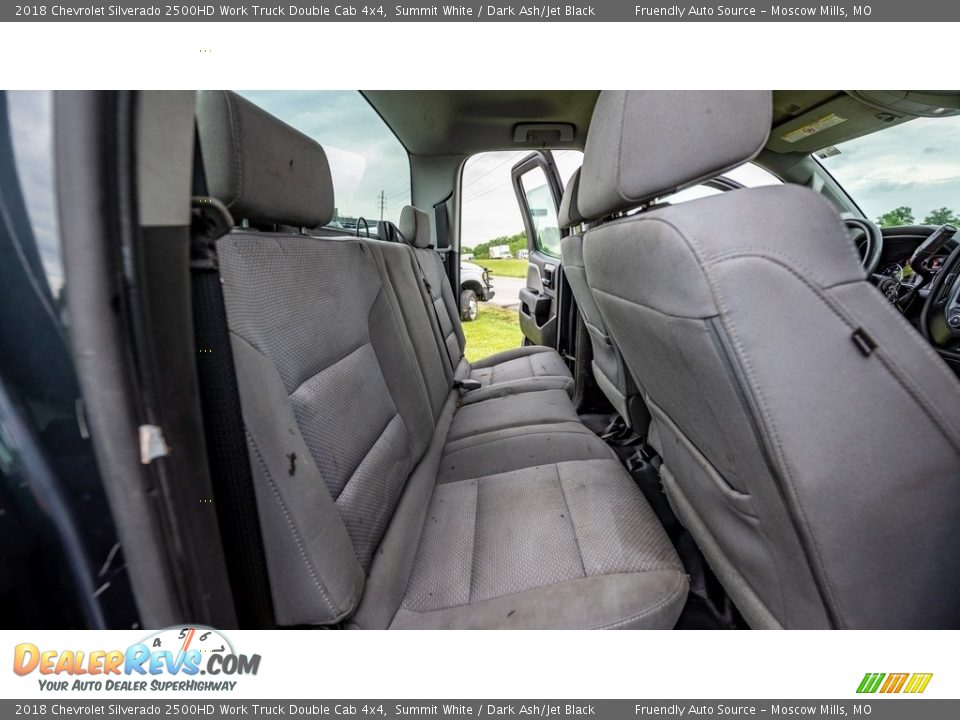 2018 Chevrolet Silverado 2500HD Work Truck Double Cab 4x4 Summit White / Dark Ash/Jet Black Photo #22