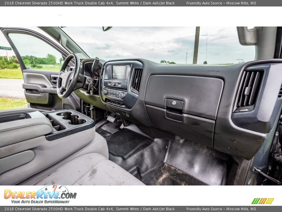 2018 Chevrolet Silverado 2500HD Work Truck Double Cab 4x4 Summit White / Dark Ash/Jet Black Photo #23