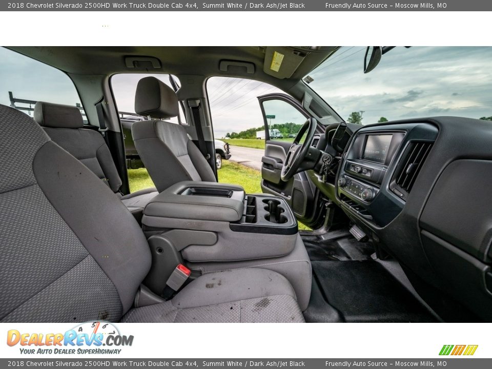 2018 Chevrolet Silverado 2500HD Work Truck Double Cab 4x4 Summit White / Dark Ash/Jet Black Photo #24