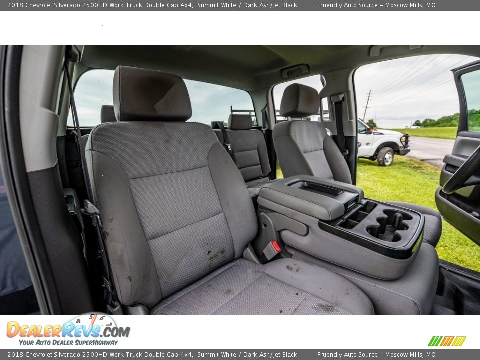 2018 Chevrolet Silverado 2500HD Work Truck Double Cab 4x4 Summit White / Dark Ash/Jet Black Photo #25