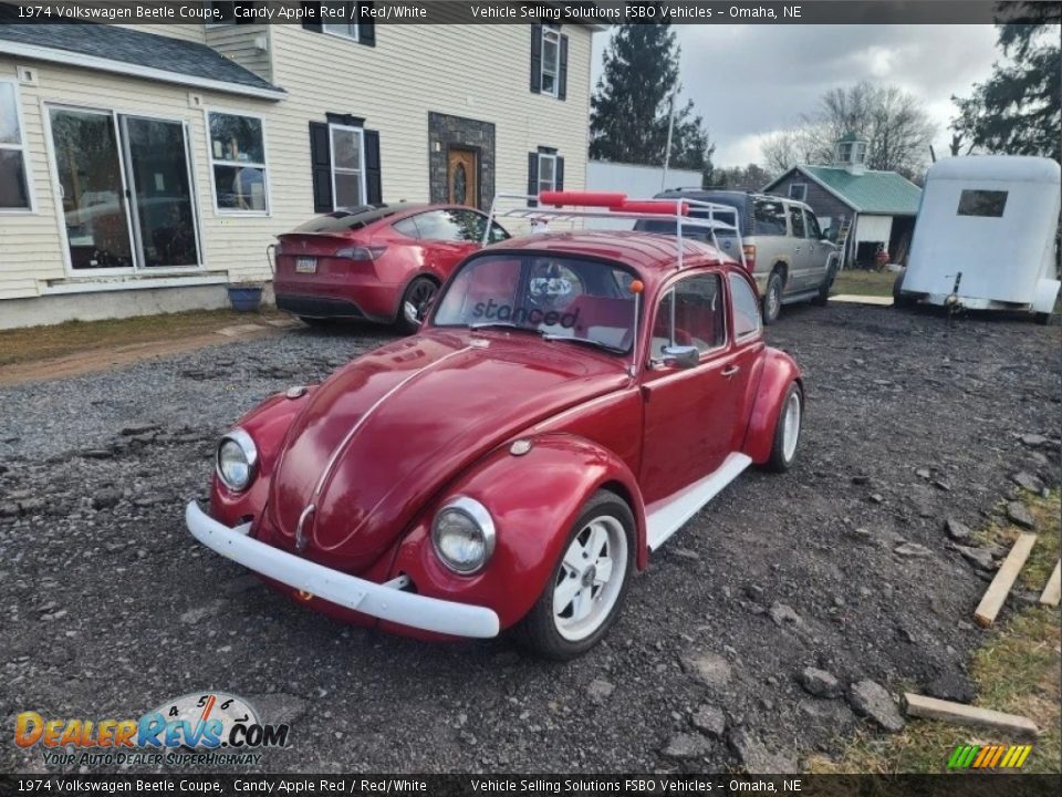 Front 3/4 View of 1974 Volkswagen Beetle Coupe Photo #1