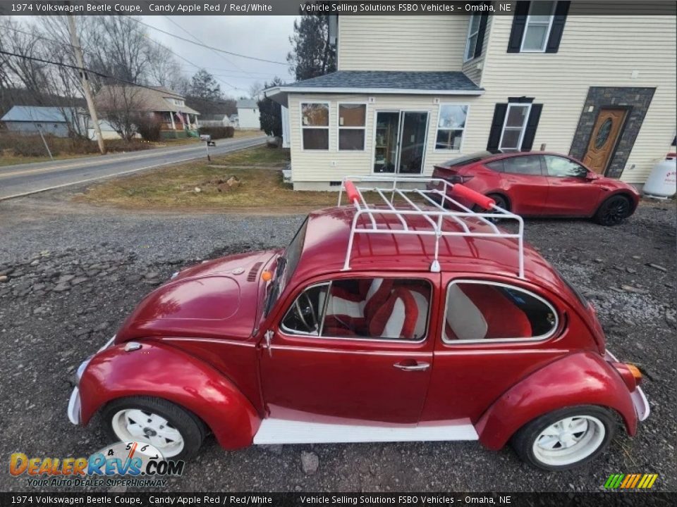 Candy Apple Red 1974 Volkswagen Beetle Coupe Photo #3
