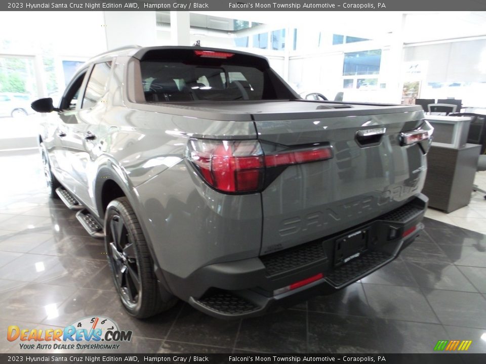 2023 Hyundai Santa Cruz Night Edition AWD Hampton Gray / Black Photo #5