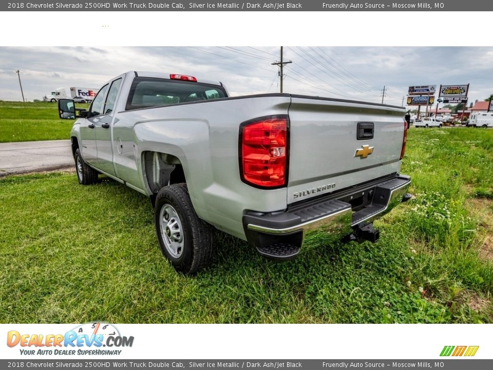 2018 Chevrolet Silverado 2500HD Work Truck Double Cab Silver Ice Metallic / Dark Ash/Jet Black Photo #6