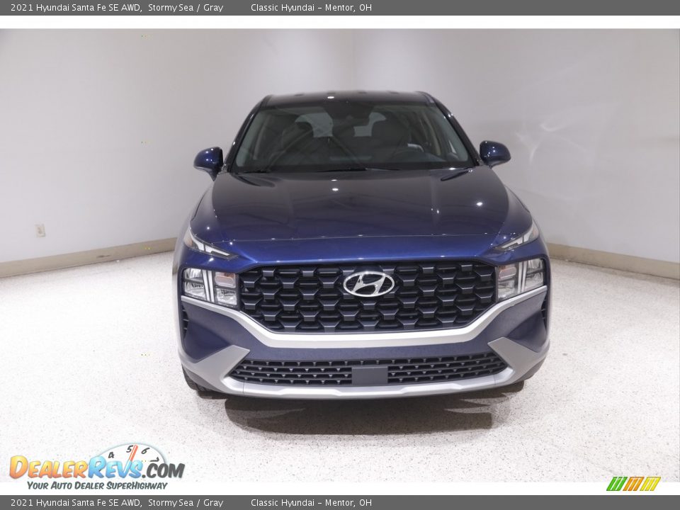 2021 Hyundai Santa Fe SE AWD Stormy Sea / Gray Photo #2