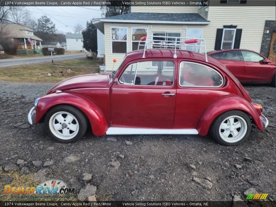 Candy Apple Red 1974 Volkswagen Beetle Coupe Photo #6