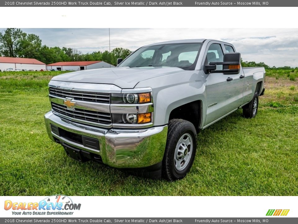 Silver Ice Metallic 2018 Chevrolet Silverado 2500HD Work Truck Double Cab Photo #8