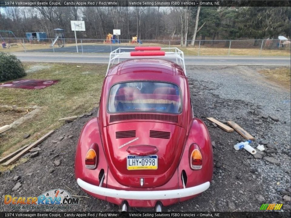 Candy Apple Red 1974 Volkswagen Beetle Coupe Photo #7
