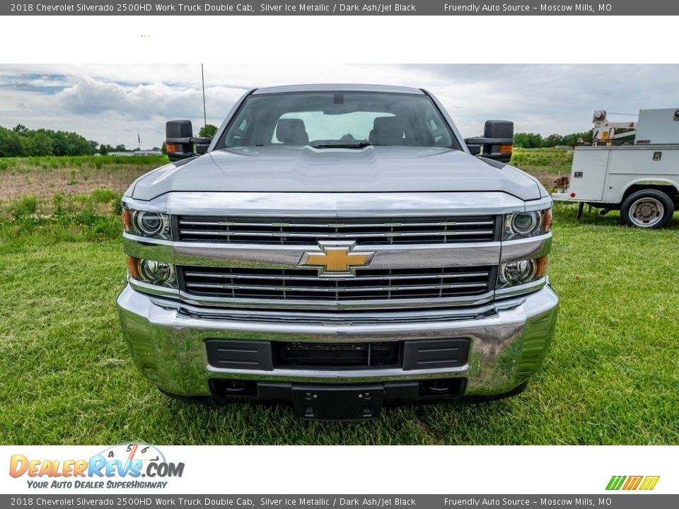 Silver Ice Metallic 2018 Chevrolet Silverado 2500HD Work Truck Double Cab Photo #9