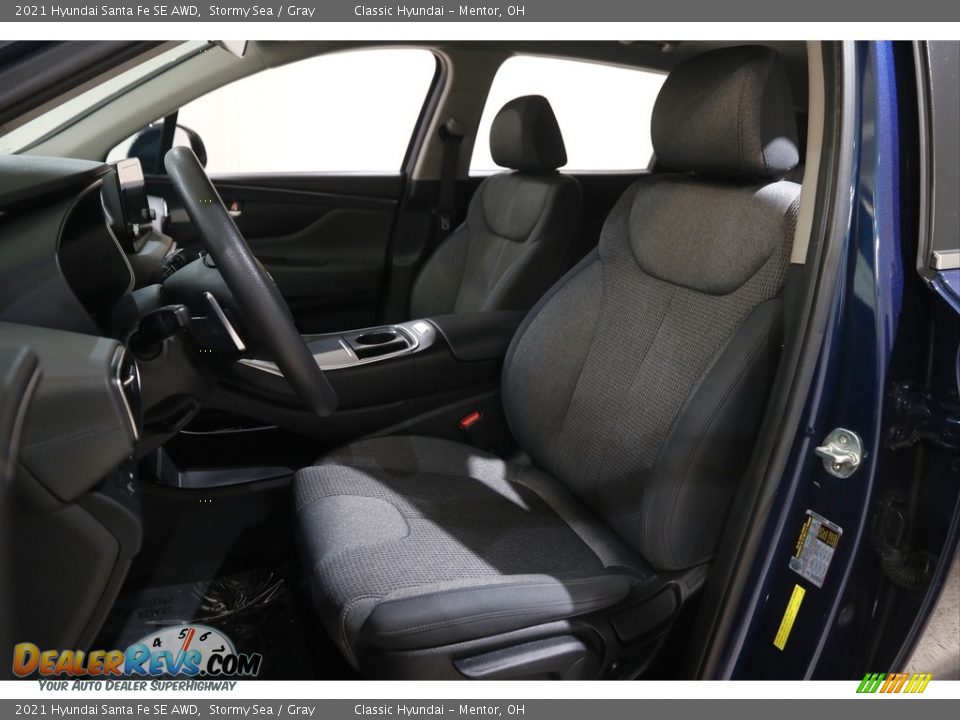 2021 Hyundai Santa Fe SE AWD Stormy Sea / Gray Photo #5
