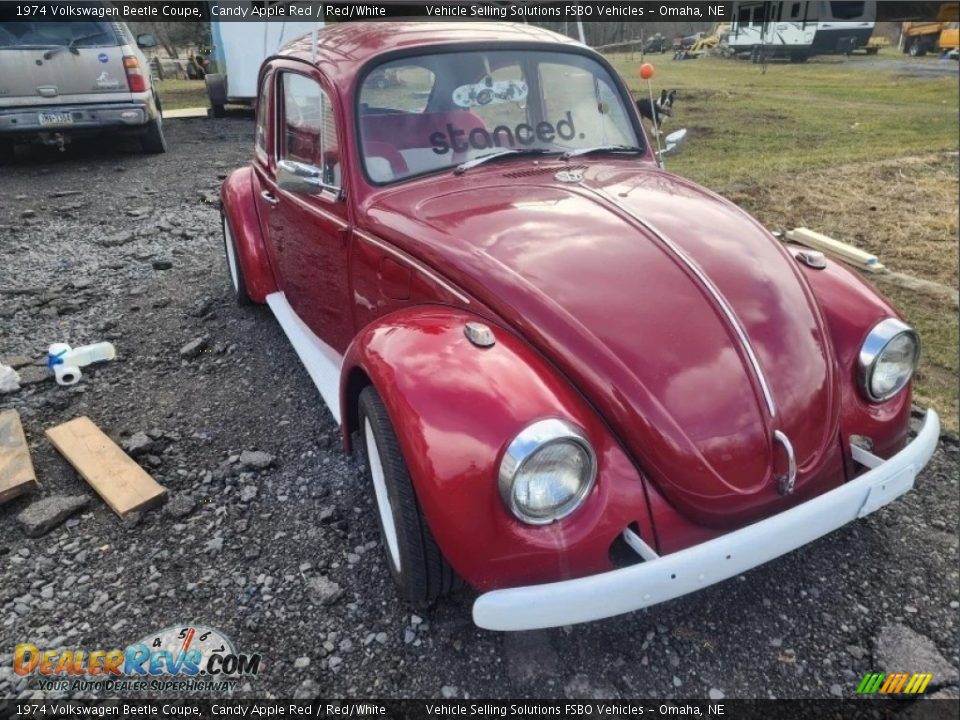 Candy Apple Red 1974 Volkswagen Beetle Coupe Photo #8