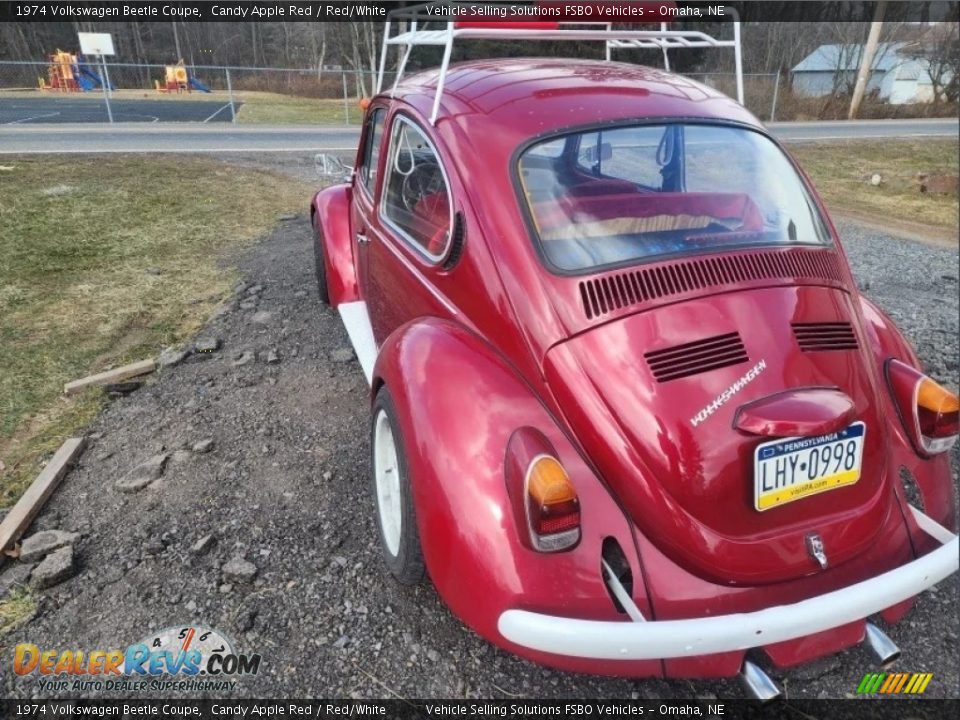 Candy Apple Red 1974 Volkswagen Beetle Coupe Photo #9