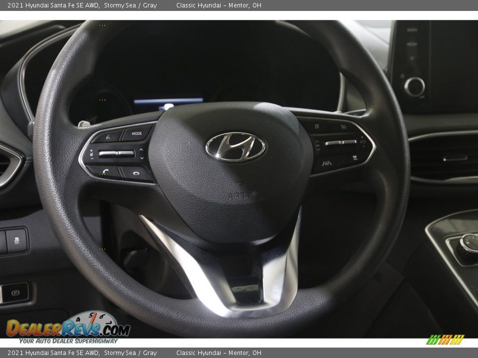 2021 Hyundai Santa Fe SE AWD Stormy Sea / Gray Photo #7
