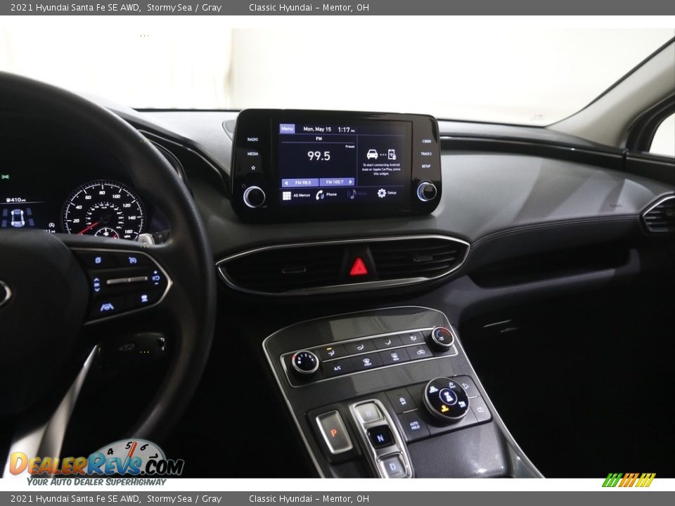 2021 Hyundai Santa Fe SE AWD Stormy Sea / Gray Photo #9