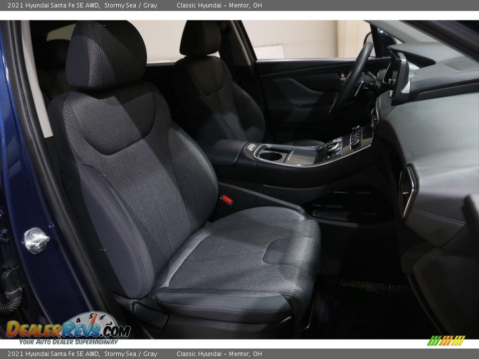 2021 Hyundai Santa Fe SE AWD Stormy Sea / Gray Photo #14