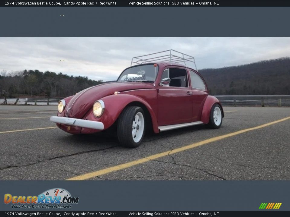 Candy Apple Red 1974 Volkswagen Beetle Coupe Photo #17