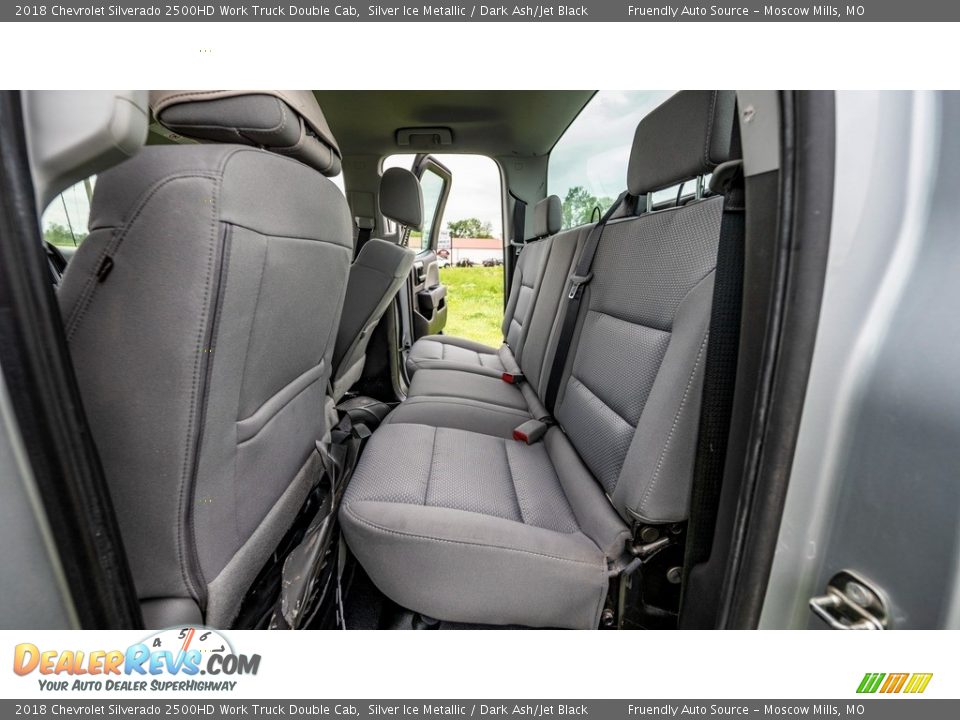 Rear Seat of 2018 Chevrolet Silverado 2500HD Work Truck Double Cab Photo #20