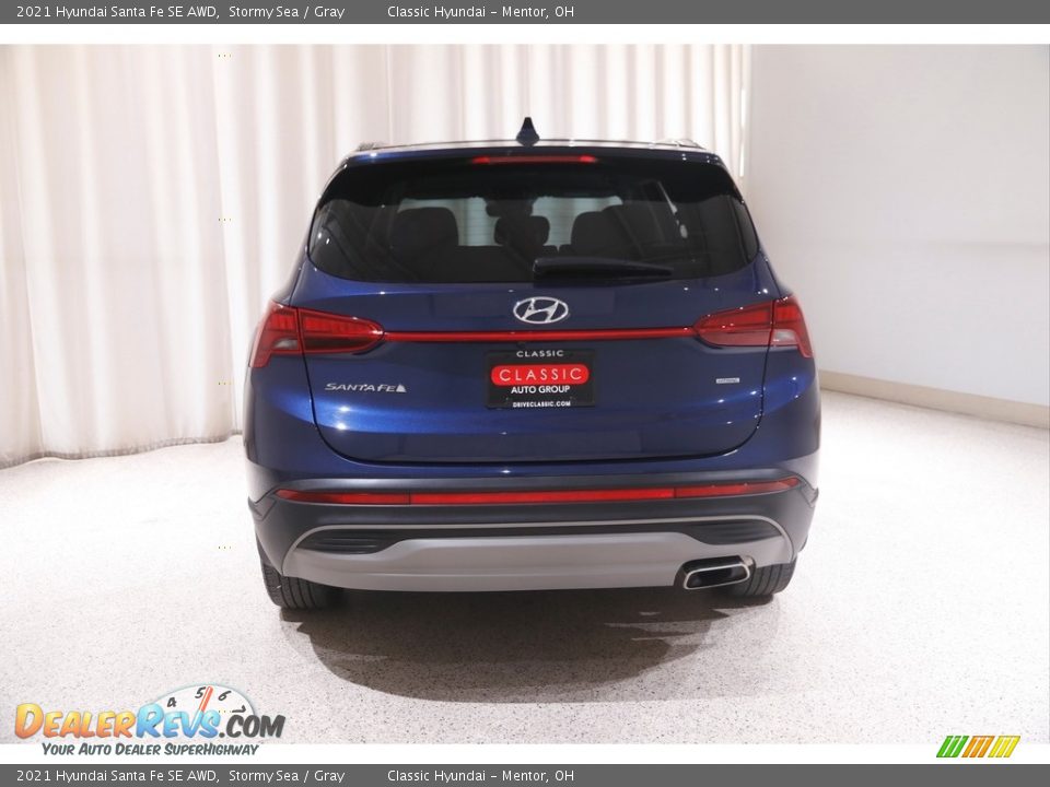 2021 Hyundai Santa Fe SE AWD Stormy Sea / Gray Photo #17
